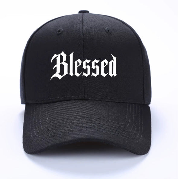 Blessed Hat in black, front view