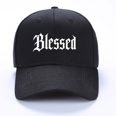 Blessed Hat in black, front view