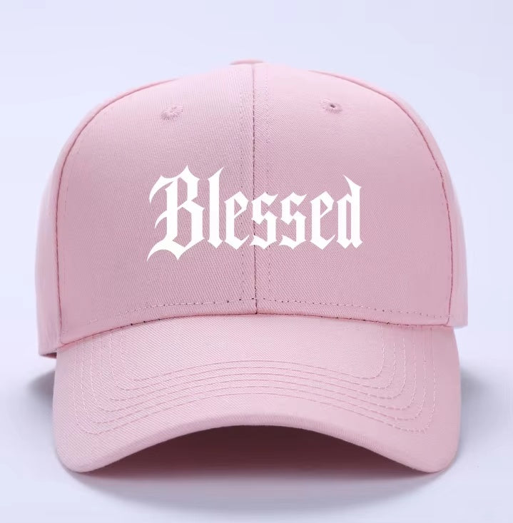 Blessed Hat in pink, front view